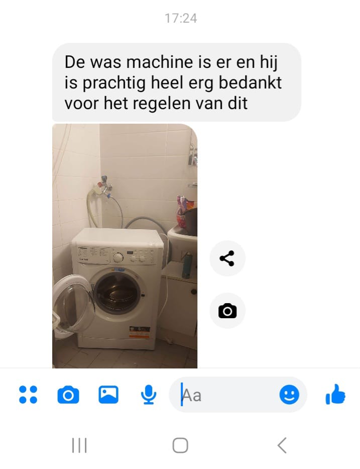 appje wasmachine